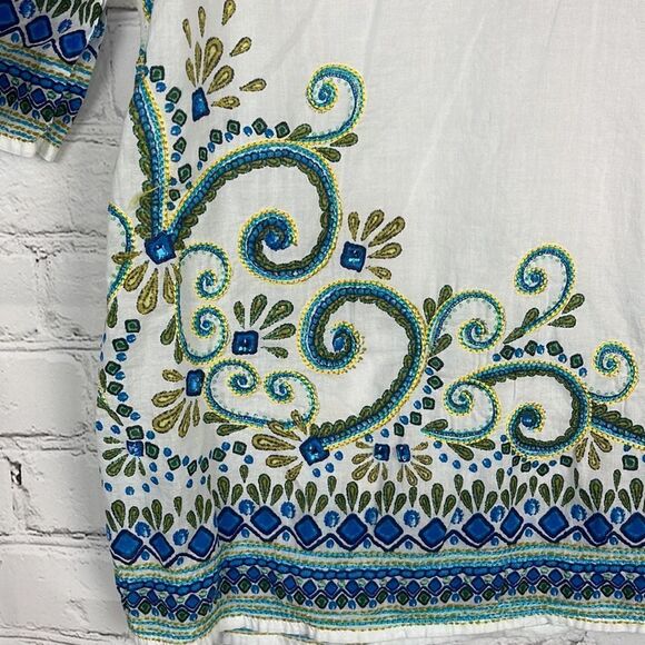 Chico’s Tunic Blouse with Beading and Embroidery Size 0 - Picture 7 of 7